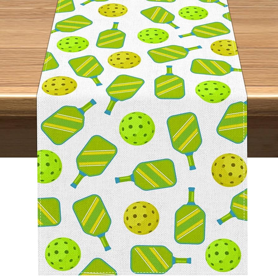 Vohado Pickleball Table Runner Pickleball Sports Theme Birthday Party Decoration Baby Shower Home... | Amazon (US)