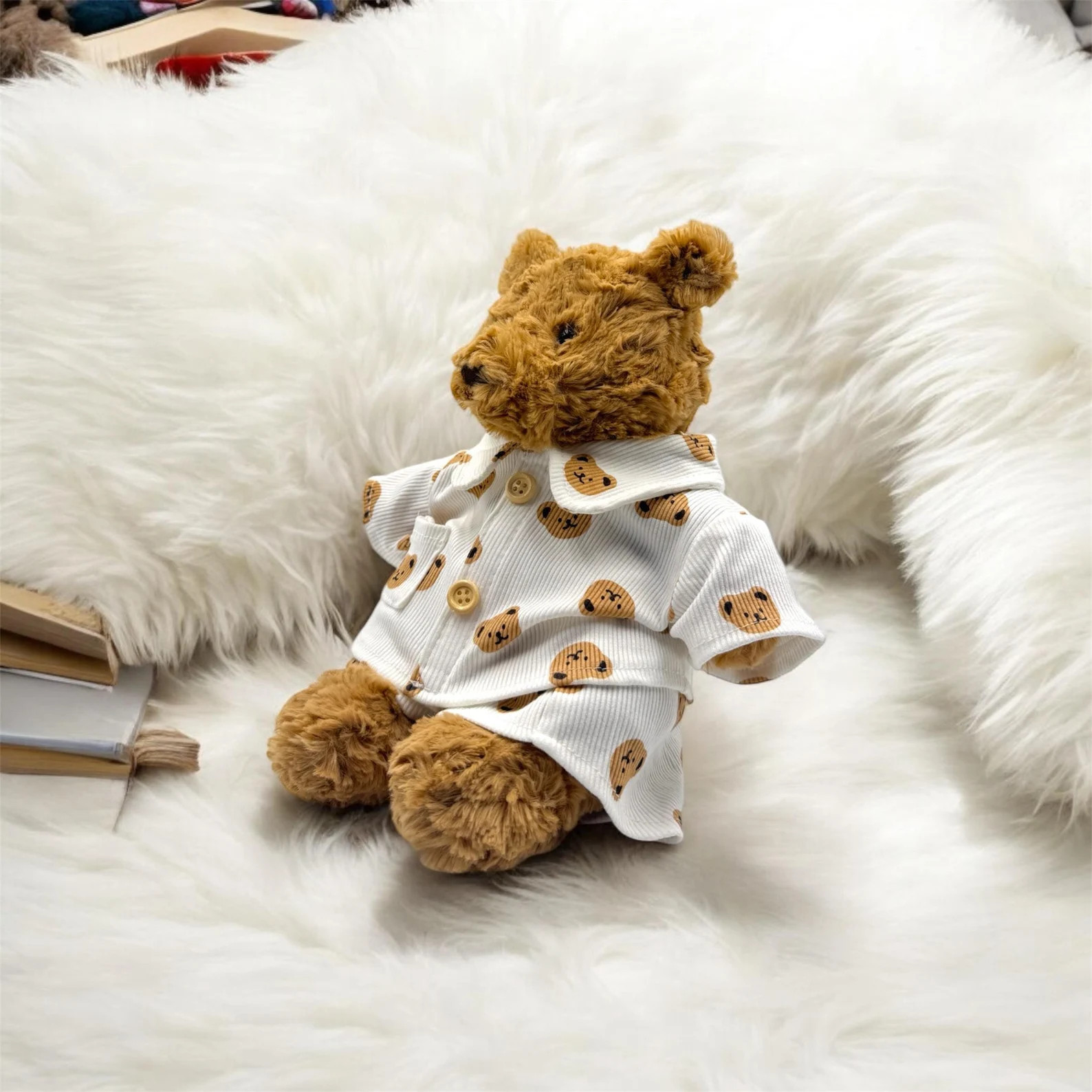 Teddy Bear Pajamas – Build-A-Bear Clothes – Accessories for Jellycat-Sized Plush Toys (Bartho... | Etsy (Global)