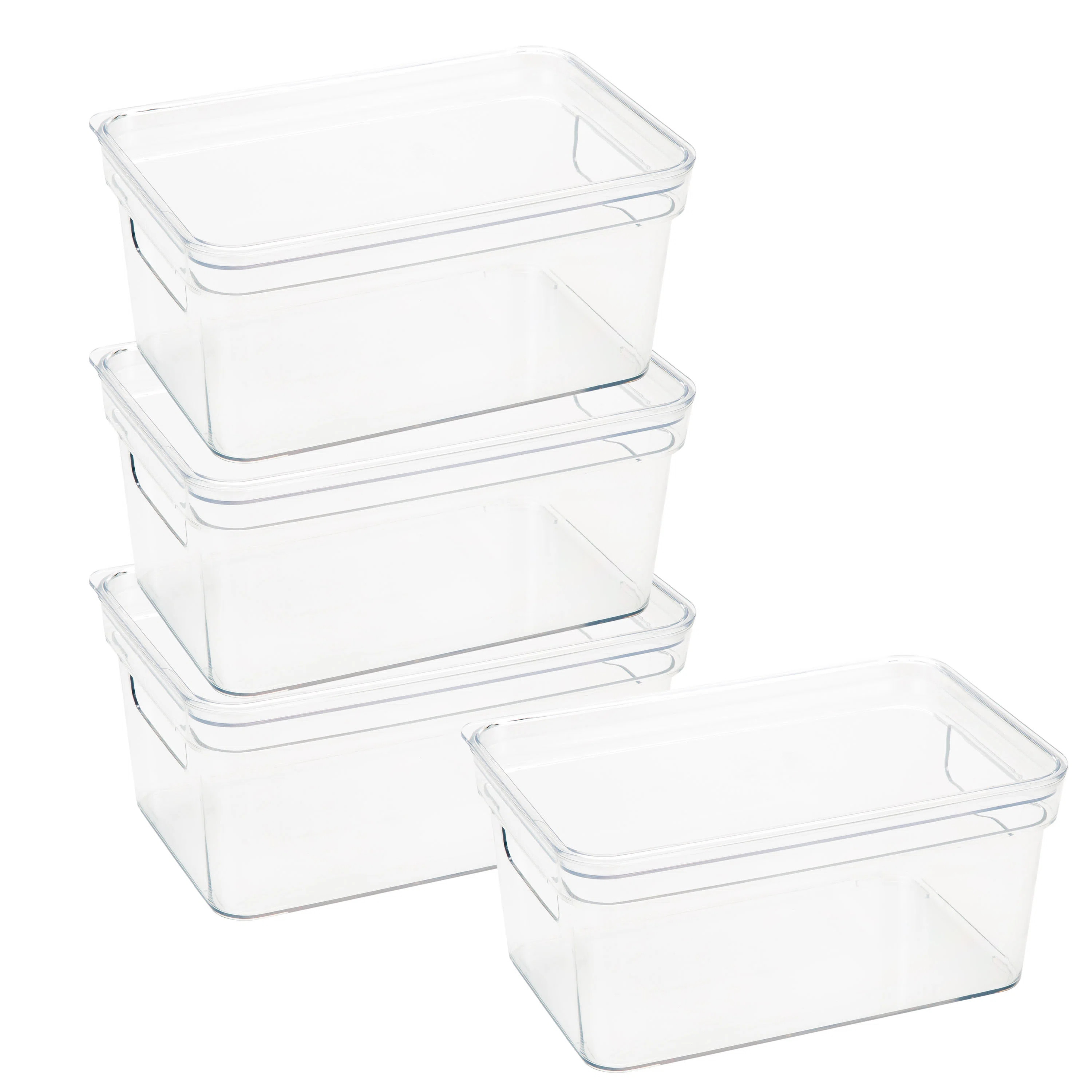 Rebrilliant Plastic Storage Tub & Tote (Set of 4) | Wayfair North America