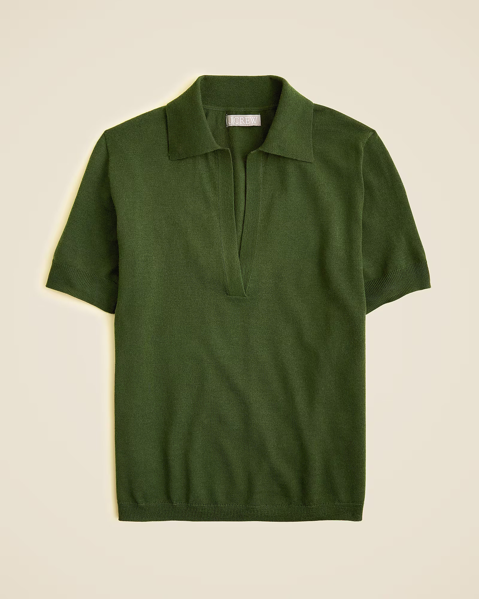Short-sleeve sweater-polo in merino wool | J. Crew US