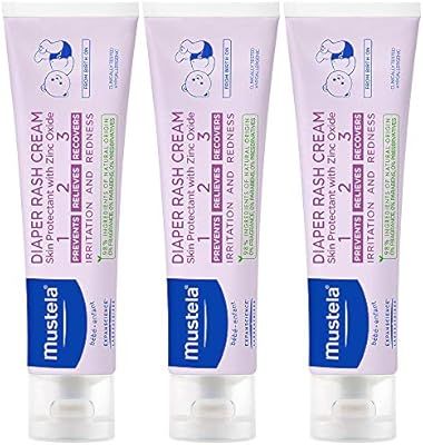 Mustela Baby Diaper Rash Cream 123 - Skin Protectant with Zinc Oxide - Fragrance Free & Paraben F... | Amazon (US)