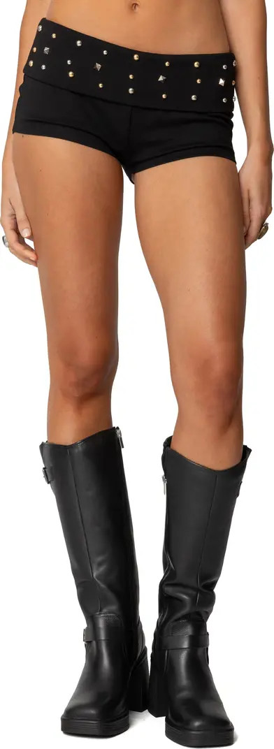 Studded Micro Shorts | Nordstrom
