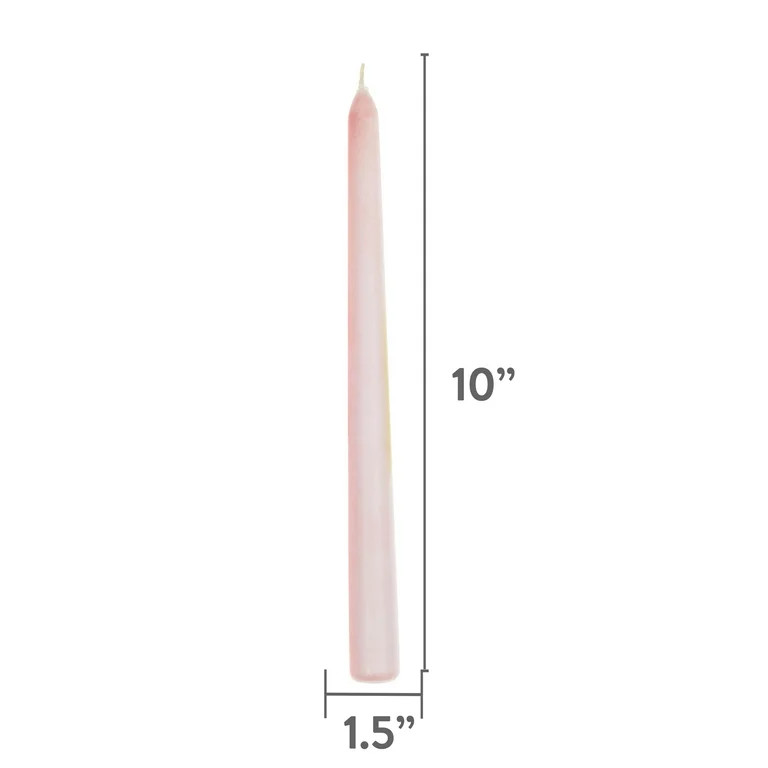 Halloween White Taper Unscented Candles with Bleeding Center, 2 Count, 10"H, by Way To Celebrate | Walmart (US)