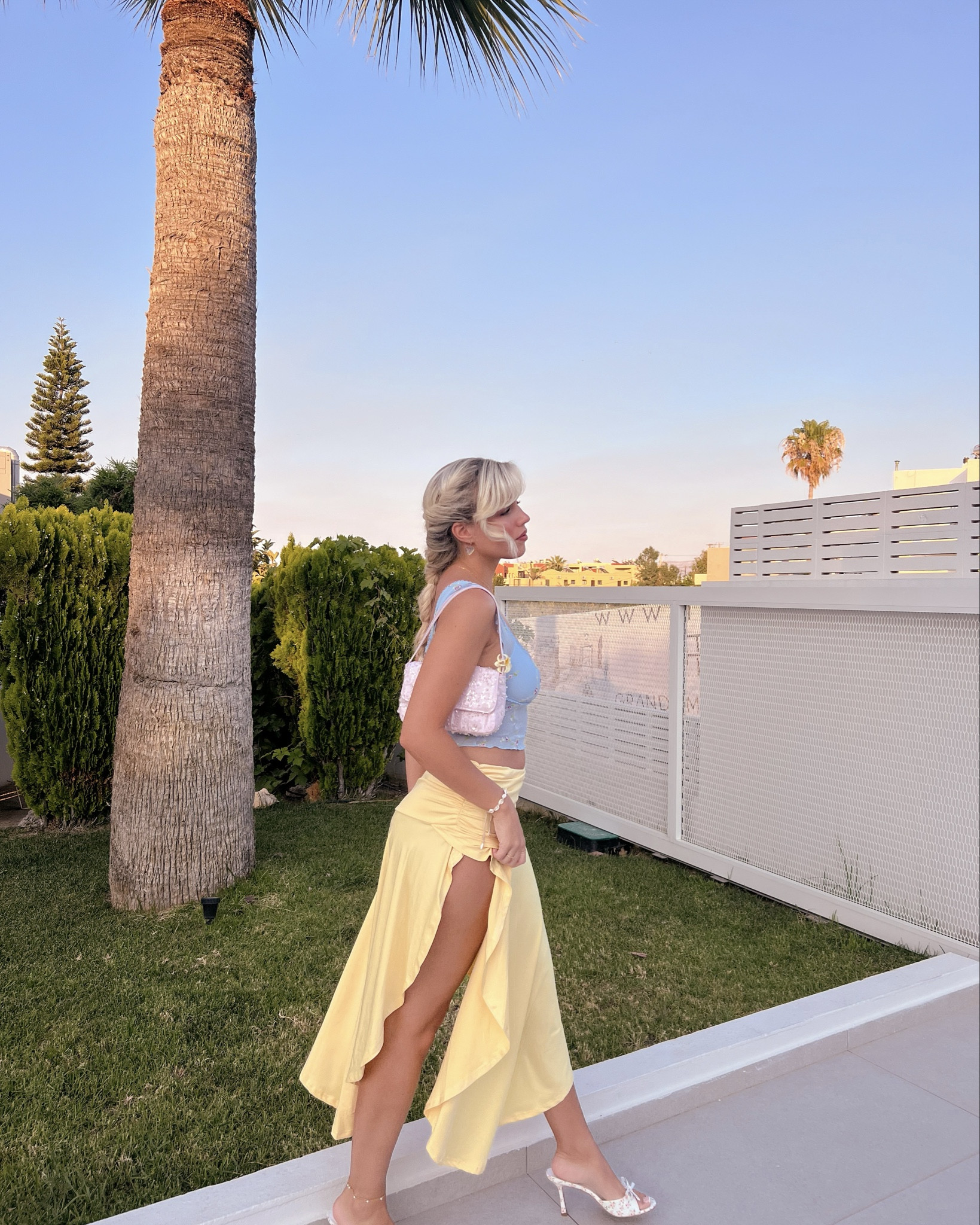 Whimsical holiday evening outfit💛💕✨ 

#LTKdatenight #LTKuk #LTKsummer