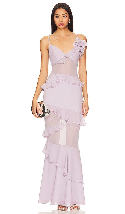 Lovers and Friends ABENDKLEID WISTERIA in Lavender. Größe M. Also in S. | Revolve Clothing (Global)