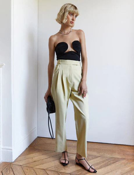 Jaime Pants in Pastel Melon | Pixie Market