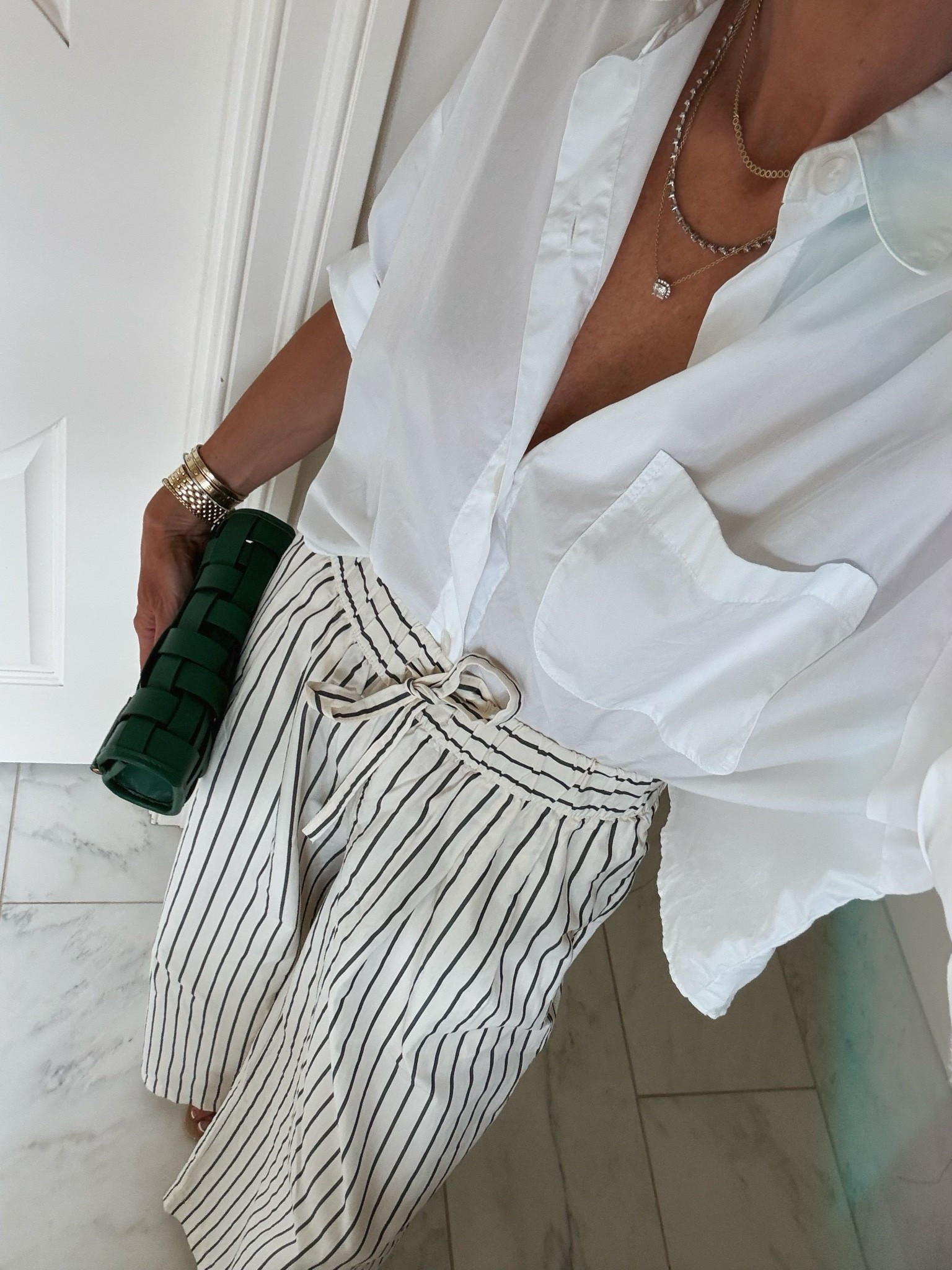 Stripe pants from target wearing size xs