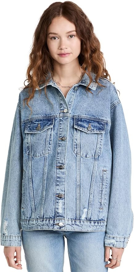 ANINE BING Women's Rory Denim Jacket | Amazon (US)