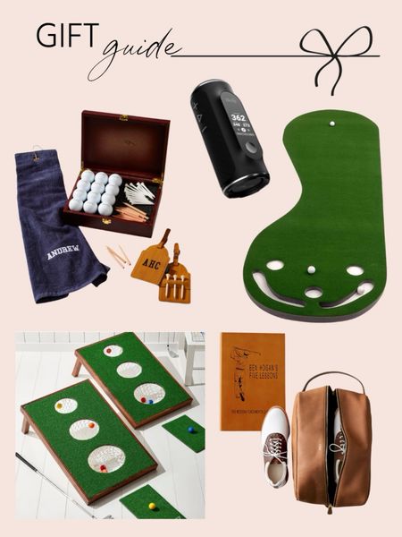 Gifts for Him | Monogram Golf Balls | Towel | Tees | Golf Range Speaker | Putting Green | Corn Horn Chipping Game | Golf Tips & Tricks Book | Golf Shoe Bag | For the Golfer | Men’s Gift Guide

#LTKGiftGuide #LTKfindsunder100 #LTKmens