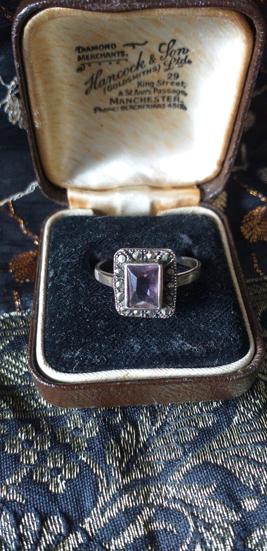 Antique Vintage 1901 Edwardian Silver Pink Zircon Ring UK - Etsy | Etsy (US)