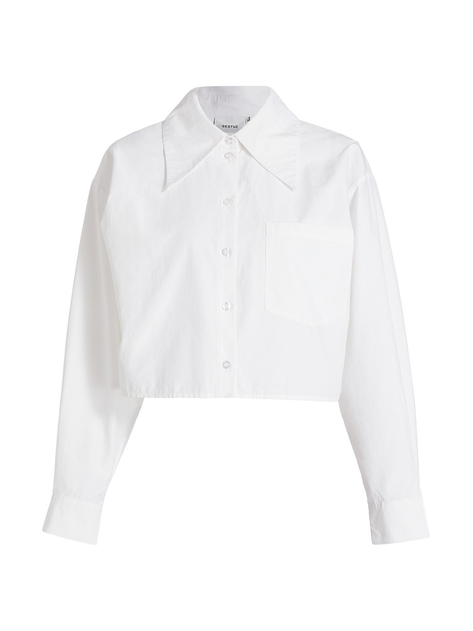 Bernadettegz Cropped Button-Up Shirt | Saks Fifth Avenue