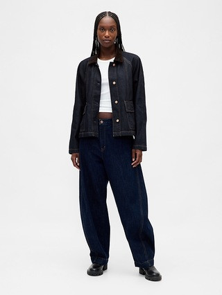 UltraSoft Denim Swing Chore Jacket | Gap (US)
