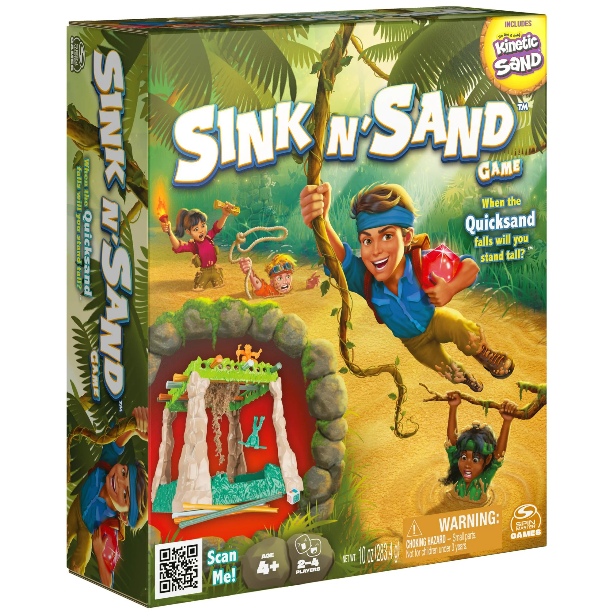 Sink N’ Sand, Board Game with Kinetic Sand, for Kids Ages 4 and up - Walmart.com | Walmart (US)