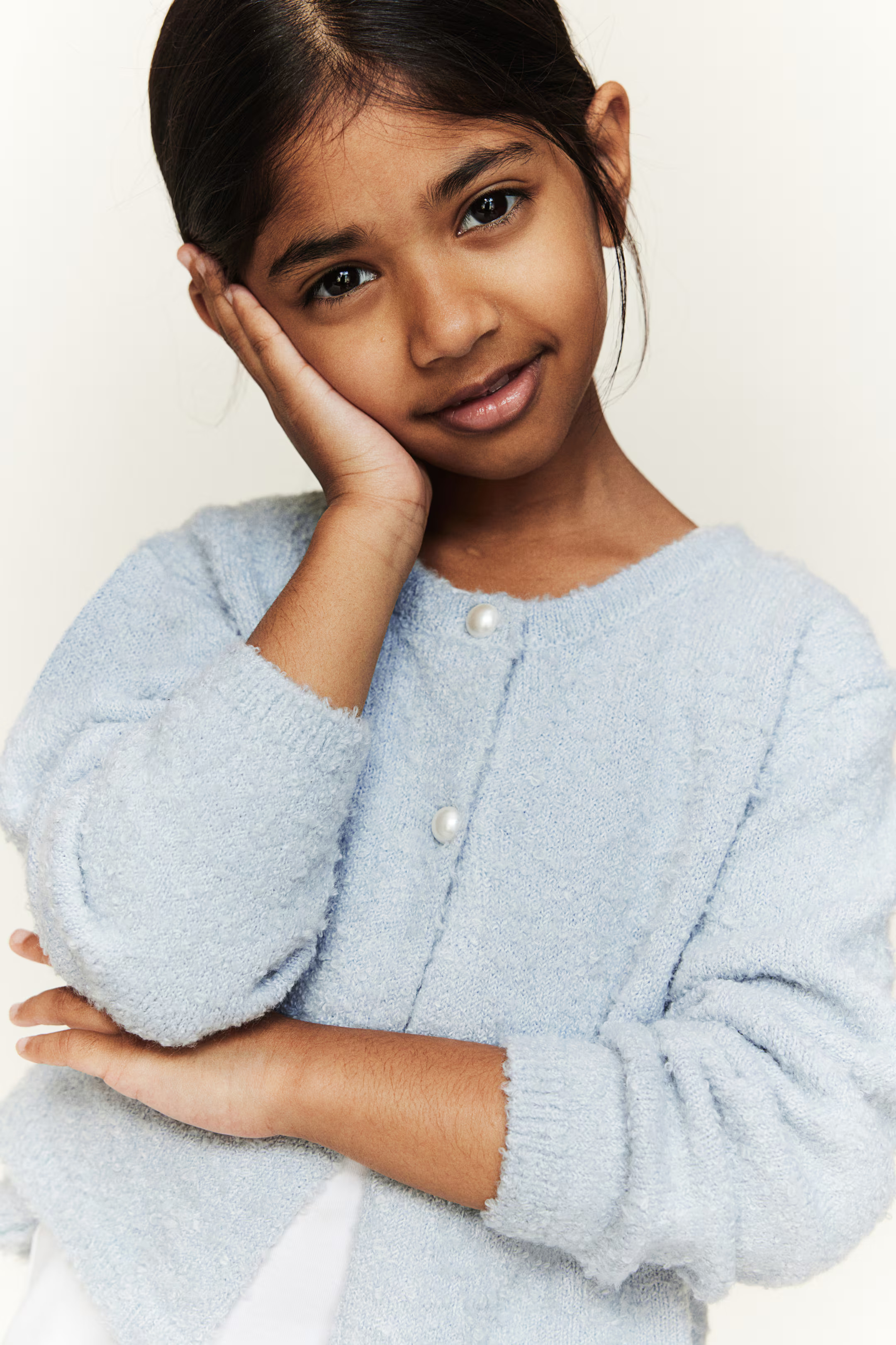 Bouclé-knit cardigan | H&M (US + CA)