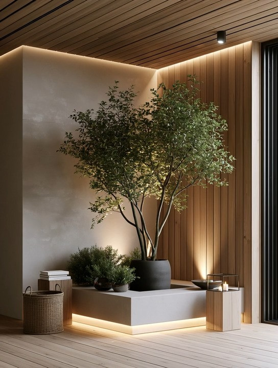 The secret isn't just the tree. It's how you light it.

Oversized indoor trees already make a statement. But when you add discreet spotlights at the base, they become living artwork.

As the sun goes down, the light highlights every branch, adds beautiful shadows, and creates the layered lighting that gives luxury homes their warm, inviting atmosphere. It's one of the easiest designer tricks—and one of the most overlooked.

At Elegant & Driven, we believe every statement plant deserves its own spotlight. Pair a large indoor tree with warm uplighting, and you'll wonder why you didn't do it sooner.

#LayeredLighting #IndoorTrees #ModernHomeDecor #ElegantAndDriven 

 #LTKHome