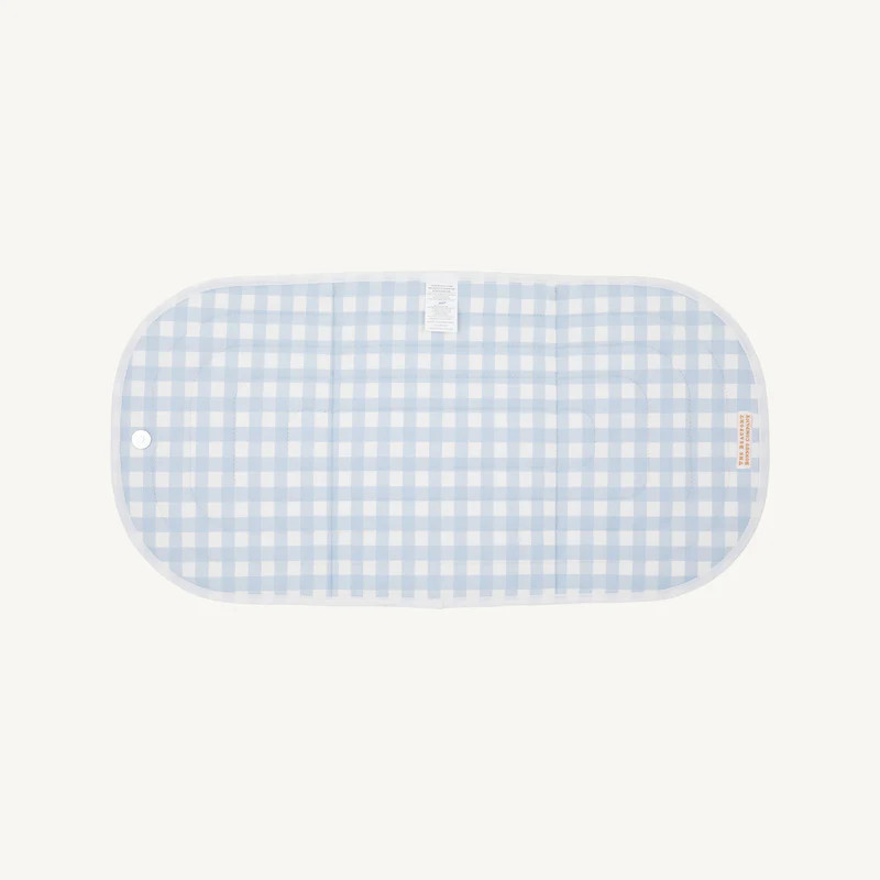 T.B.B.C. x Pluie Pret Changing Clutch - Buckhead Blue Gingham | The Beaufort Bonnet Company