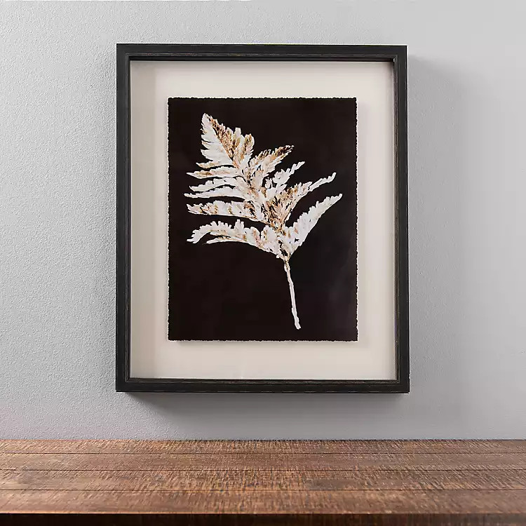 Pressed Leaves IV Framed Art Print | Kirkland's Home