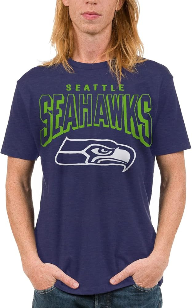 Junk Food Clothing x NFL - Bold Logo - Short Sleeve Fan Shirt for Men and Women - Officially Lice... | Amazon (US)