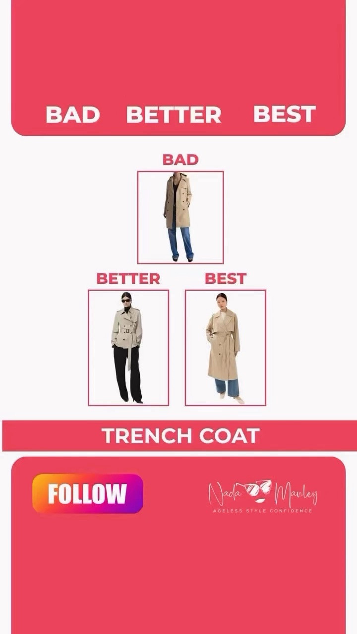It’s either a forever purchase, or one that you’ll regret forever. Here are my favorite trenches for every price point. ￼

#LTKOver40