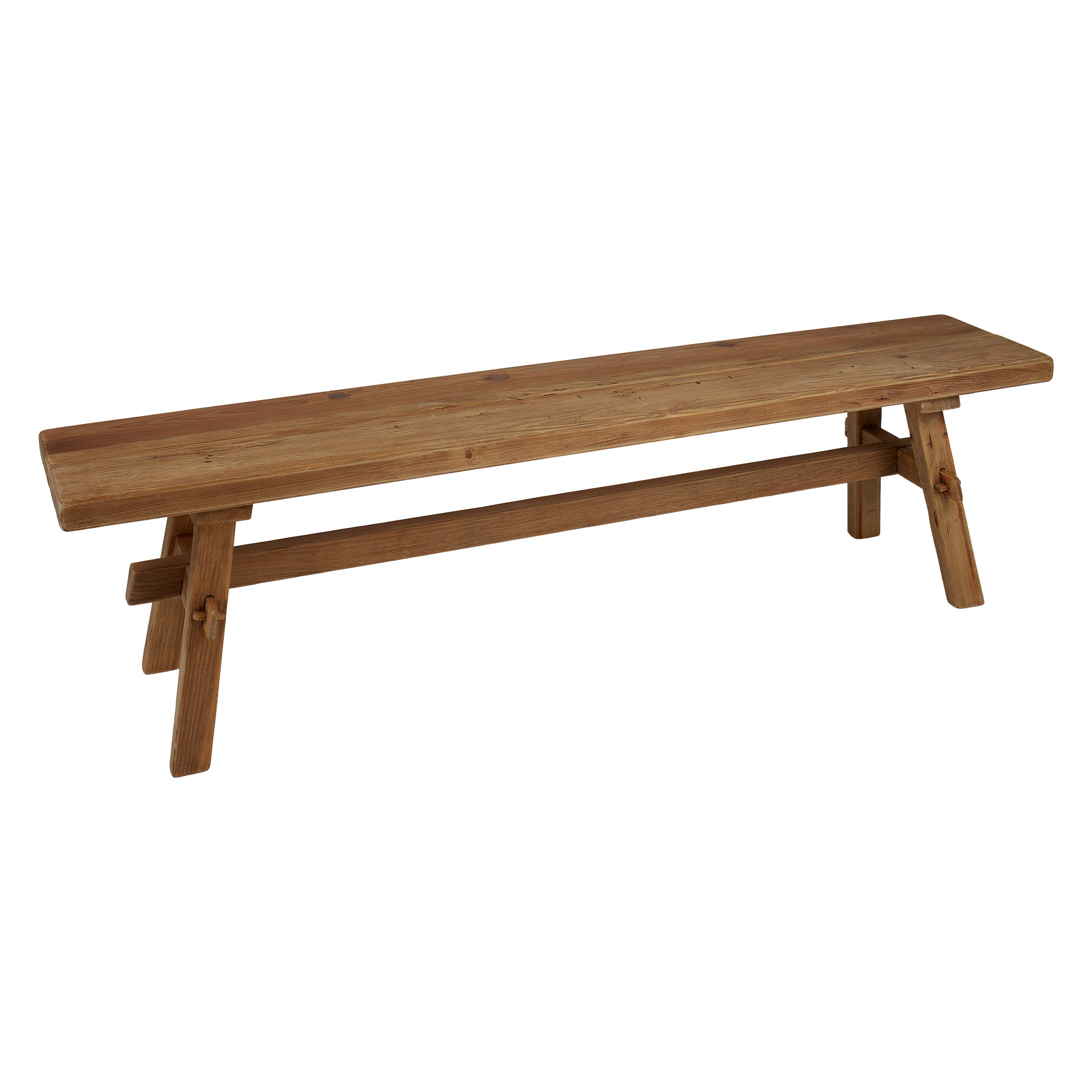 Sadie Pine Wood Dining Bench | Temple & Webster AU
