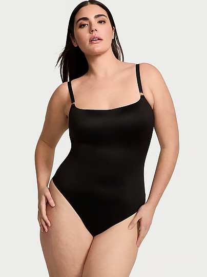 Bodywear By Victoria With FeatherSoft™ Innovation Lightly Lined Bodysuit, Black, M - Women's Tops - Victoria's Secret | Victoria's Secret (US / CA )
