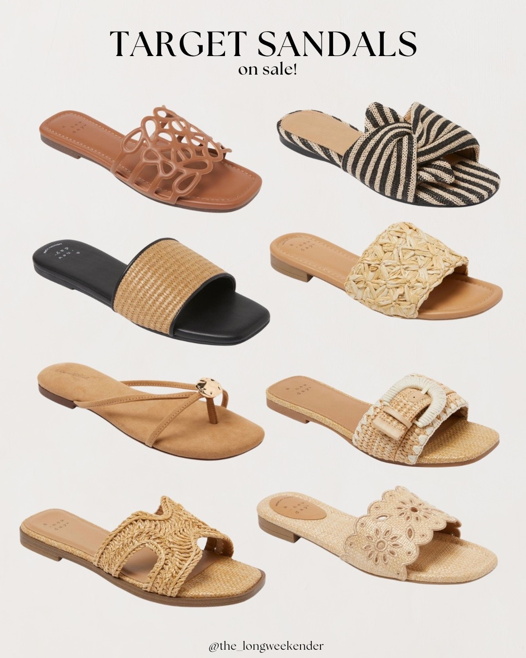 Target sandals are all on sale for Memorial Day!

#LTKootd #LTKTravel #LTKSaleAlert