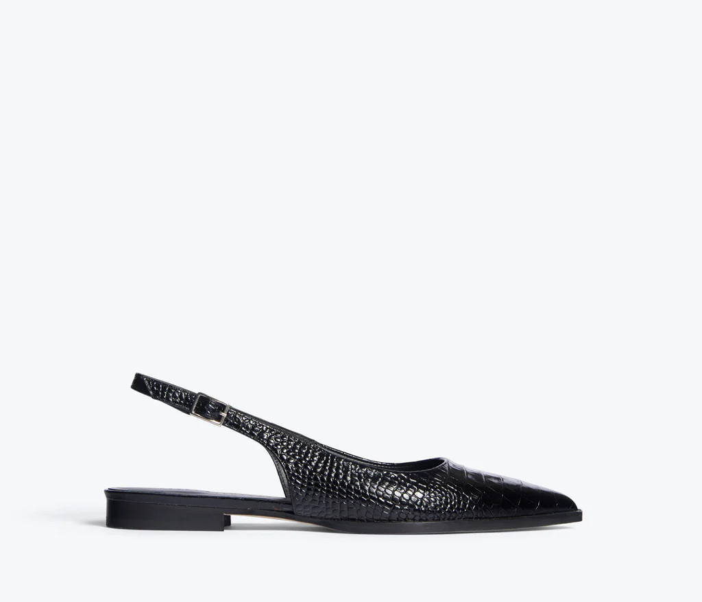MARIE SLINGBACK POINT FLAT | Frēda Salvador