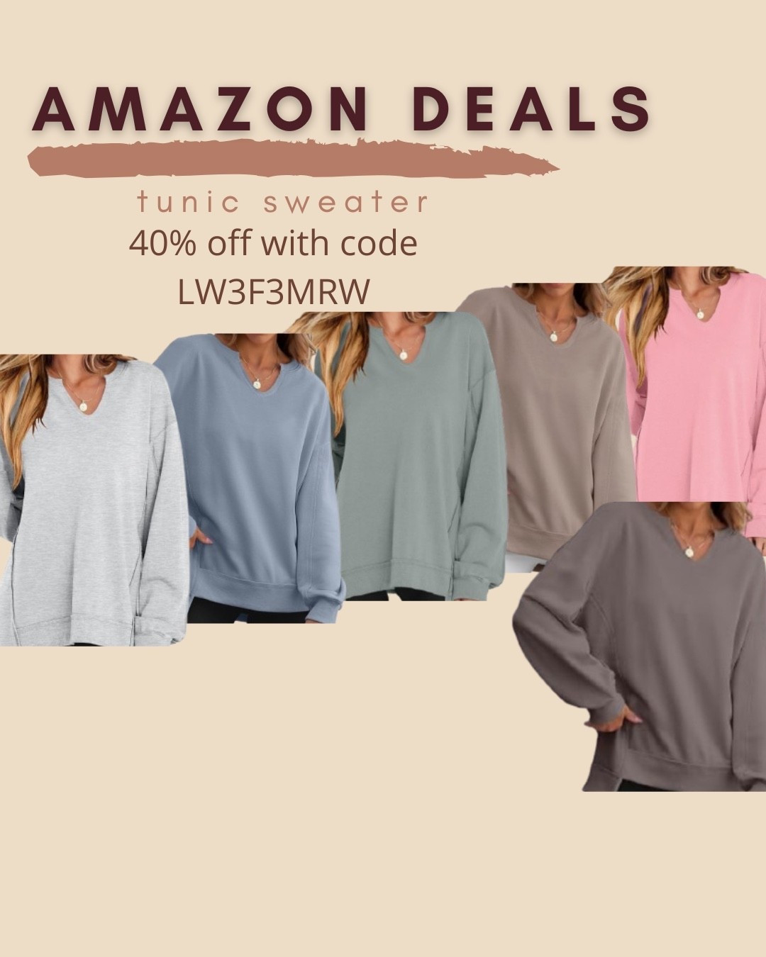 $21 ends 7/27

Amazon fashion
Amazon deals
Tunic sweater
Leggings sweater
Comfy outfit

#LTKSaleAlert