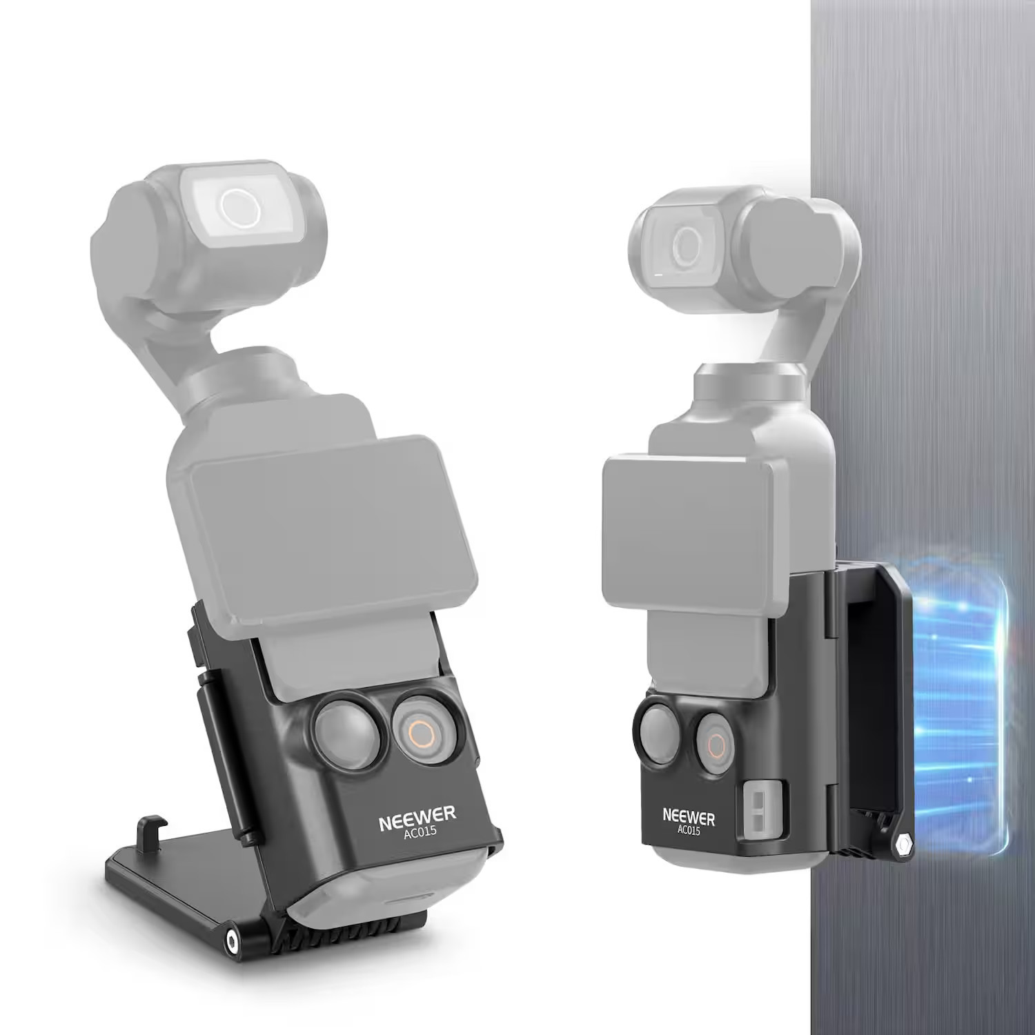 Neewer - Magnetic Mount Stand for DJI Osmo Pocket 3 - 180° Adjustable Holder & Expansion Adapter for Battery Grip | Best Buy U.S.