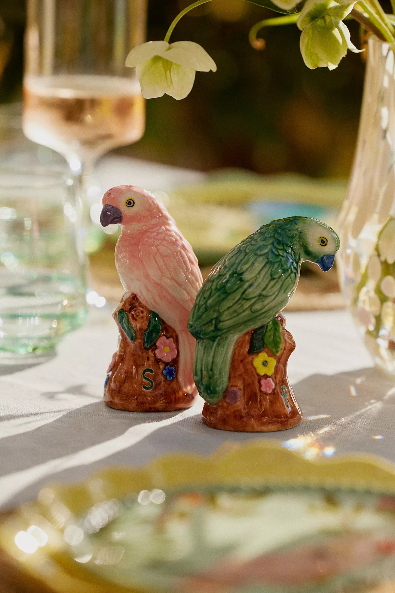 Loro Bird Salt & Pepper Shakers | Anthropologie (US)
