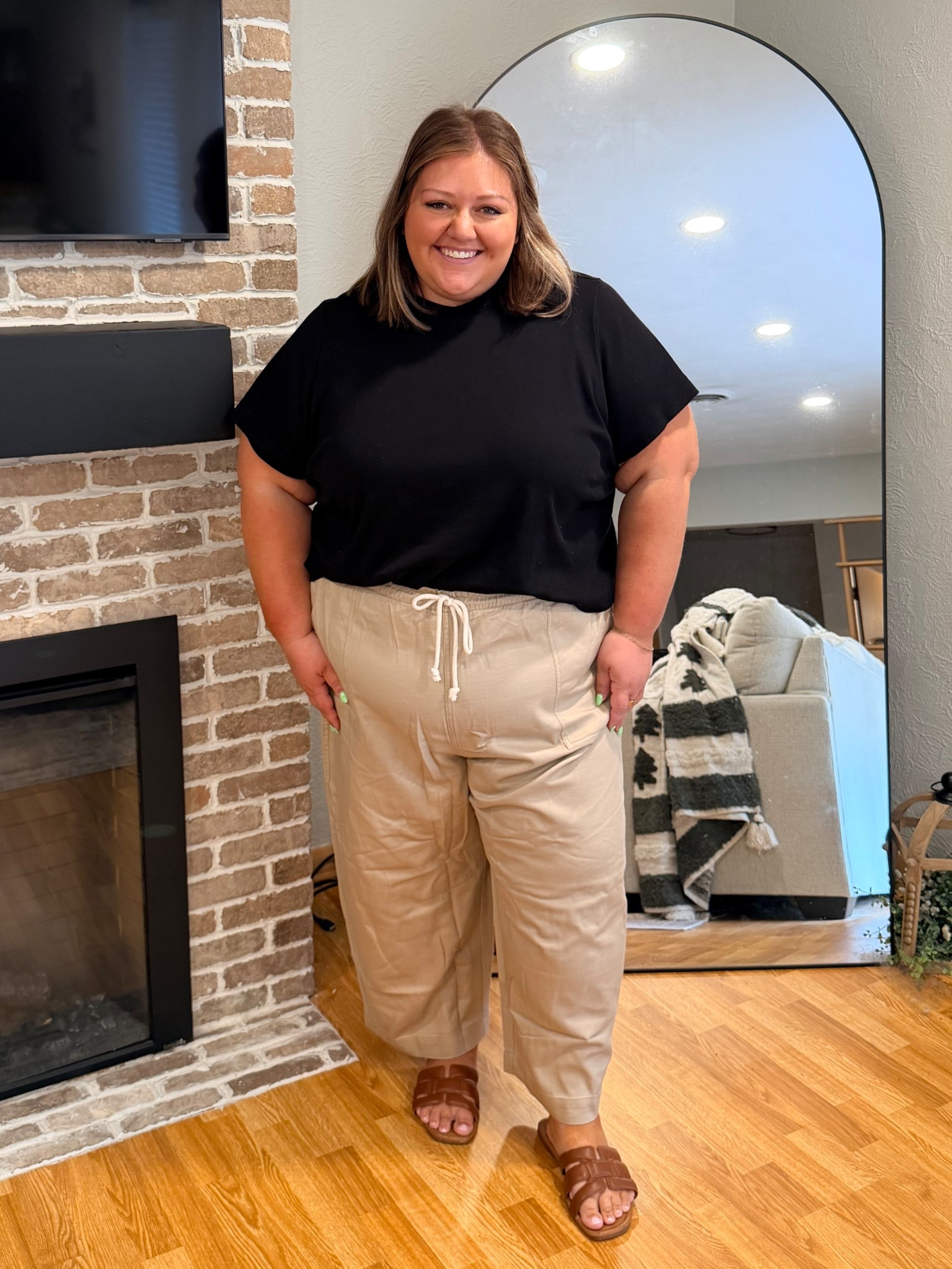 these pants are great for work or a beach vacation ☀️ 

#LTKootd #LTKSeasonal #LTKPlusSize