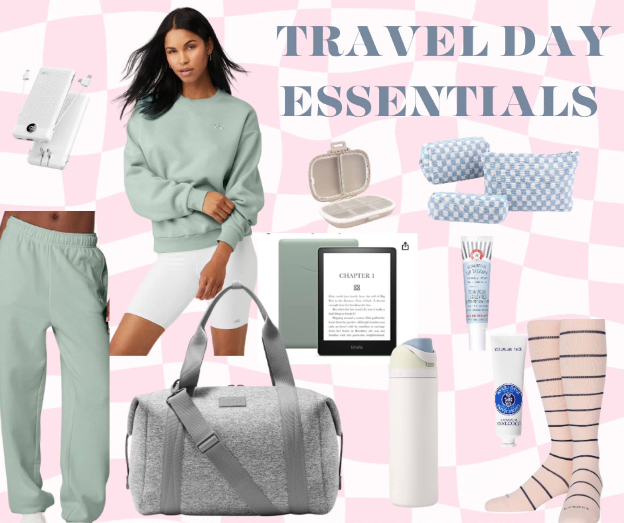 I’m not a good flyer, so for that very reason I’m kind of high maintenance when it comes to what I travel with. Here are my essentials for the best travel day: 

The coziest set ✔️
Back up phone battery ✔️
Carry-on with ample organization✔️
Extra pouches to keep my essentials close at hand ✔️
Pill organizer stocked with Zinc & Vitamin C ✔️
Compression socks ✔️
Kindle (could never go back to travel without it) ✔️
Spill proof water bottle ✔️

#LTKtravel #LTKfindsunder100