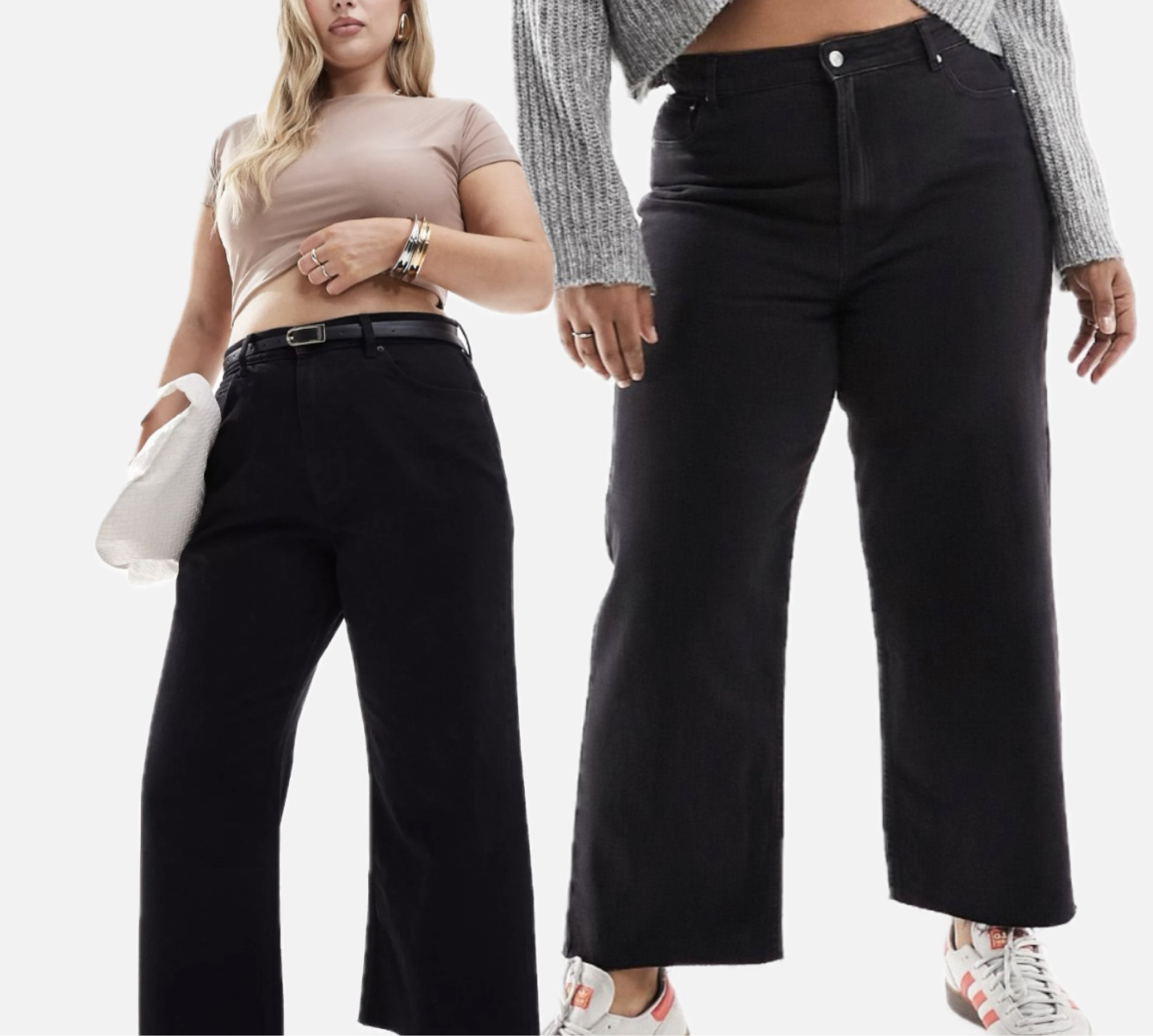 Cropped wide leg in washed black, 3 lengths & plus sizes 👌🏻

#LTKmidsize #LTKplussize #LTKeurope