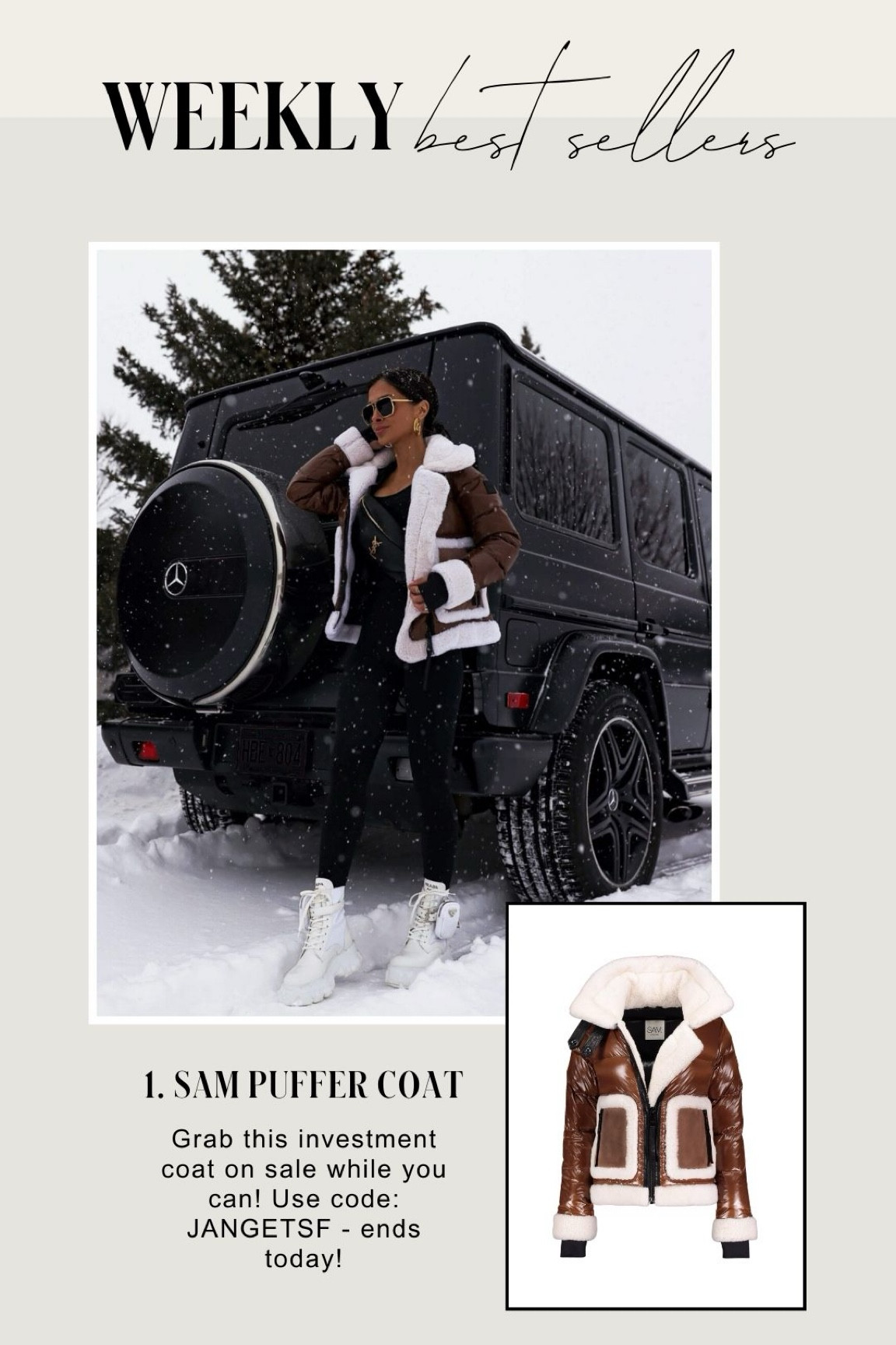 This week’s best sellers on #miamiamine
Sam puffer jacket on sale


#LTKstyletip #LTKsalealert #LTKSeasonal