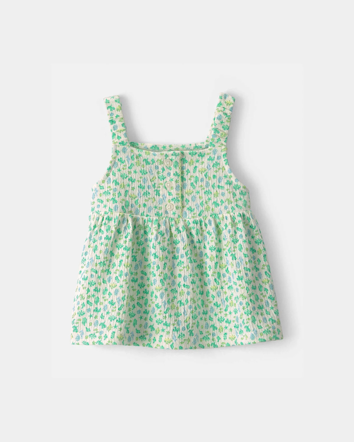 Toddler Girl Floral Tank Top - Green | Carter's | Carter's Inc