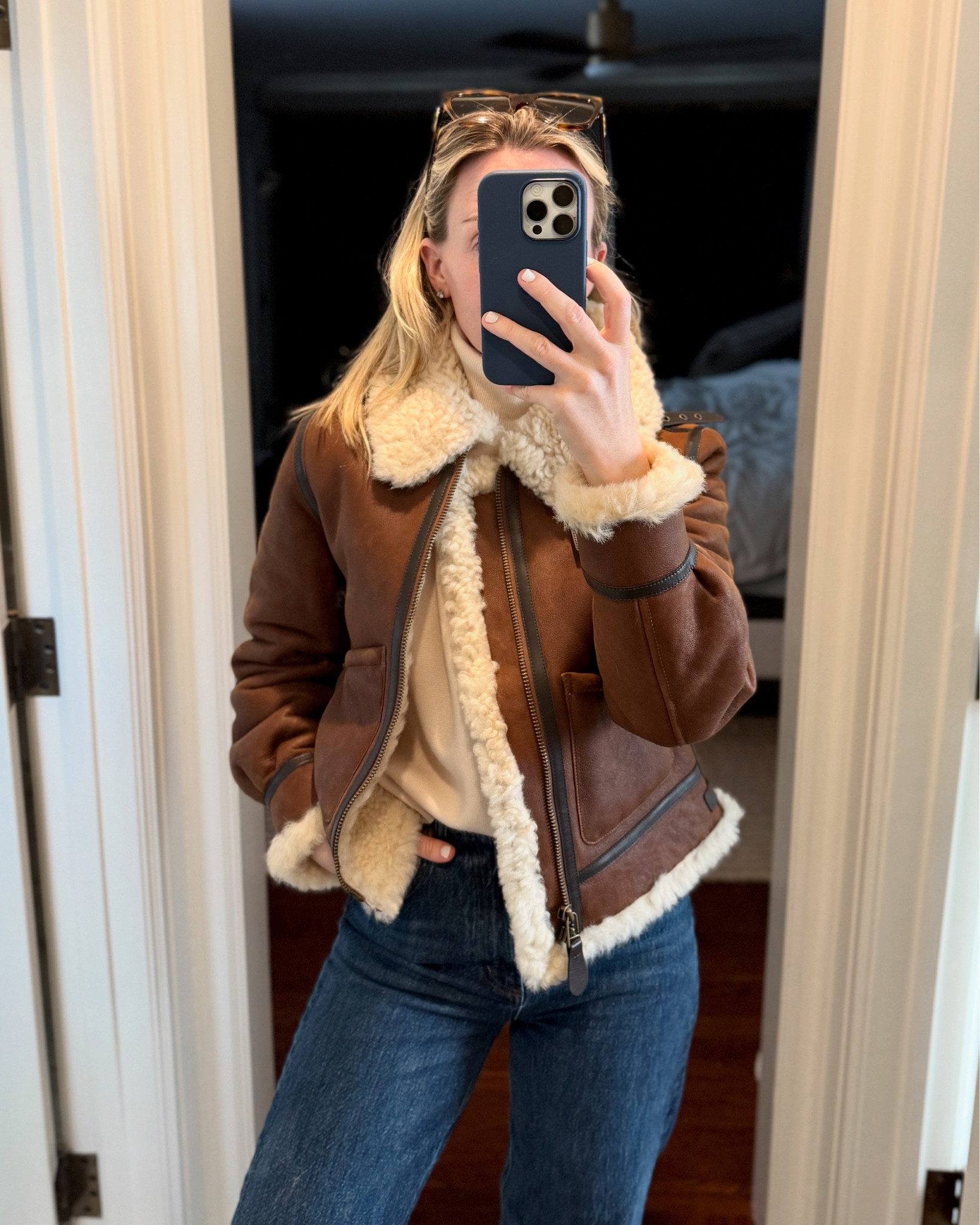 RL Shearling. Wearing XS