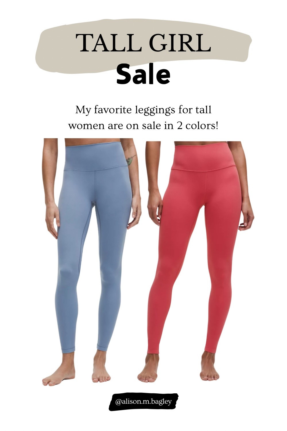 These are my all time favorite leggings for tall women. I always wear these for reformer pilates and love them! They are super soft, great quality, and have a year quality promise.

I typically wear a 37” inseam. These are a 31” inseam and still cover my ankles due to the stretch of the material. 

#LTKFindsUnder100 #LTKSaleAlert #LTKActive