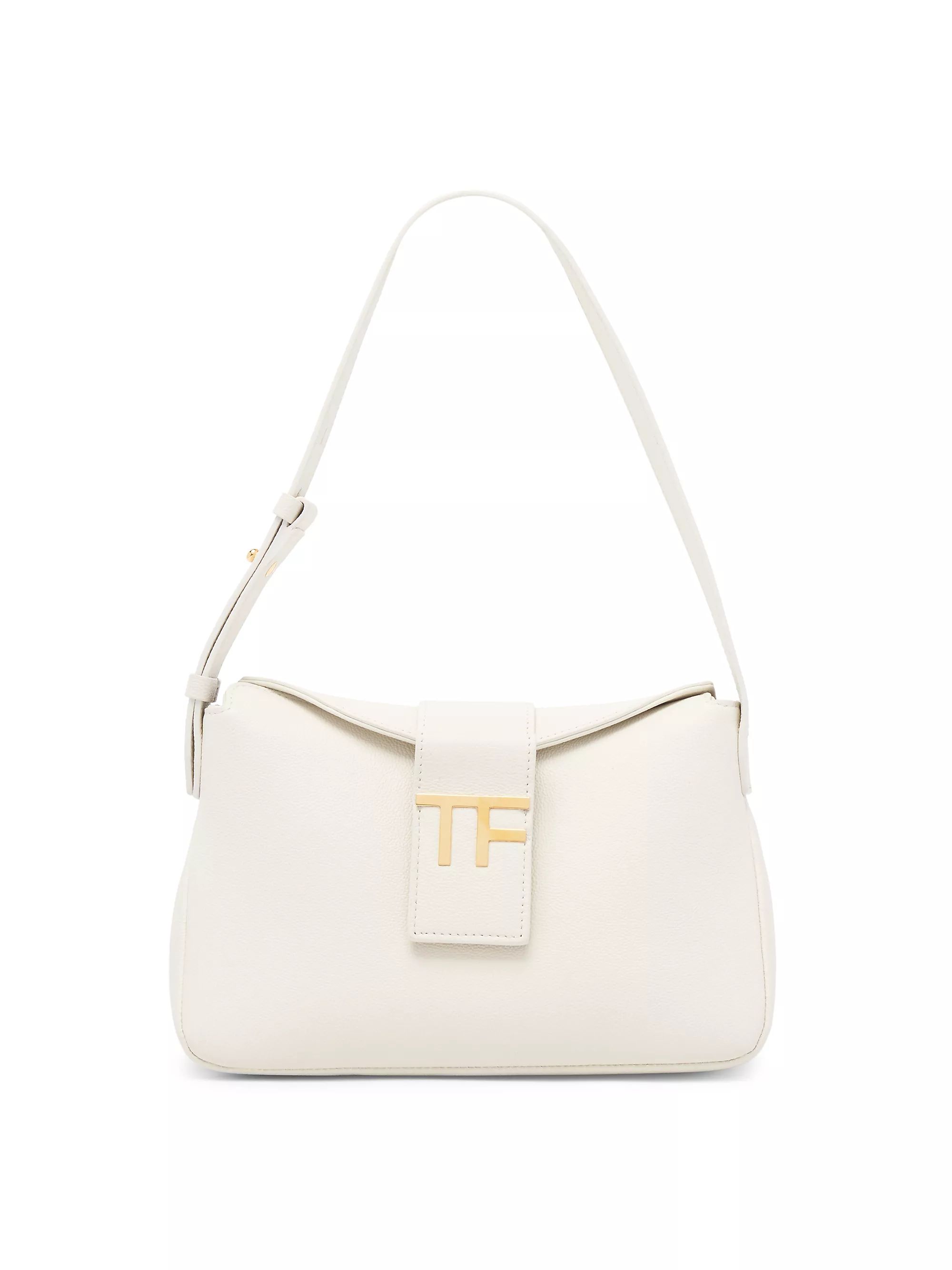 Mini TF Logo Leather Hobo Bag | Saks Fifth Avenue