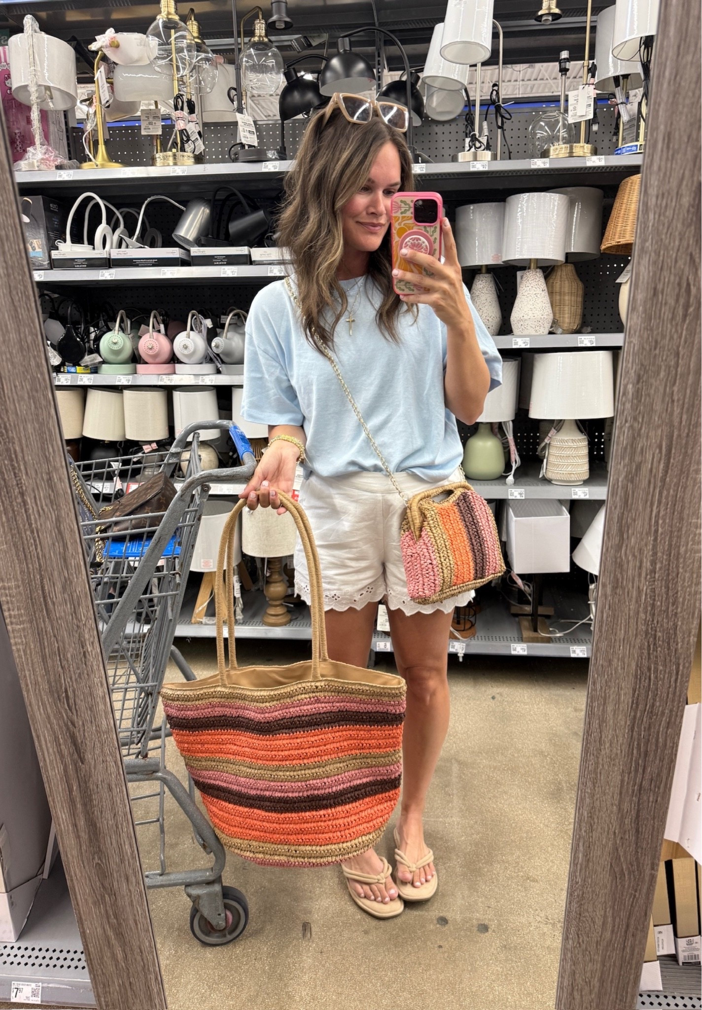 Loving this pattern. It’s giving Madewell! I grabbed the crossbody & the tote 🧡

#LTKootd #LTKmomlife #LTKdayinmylife