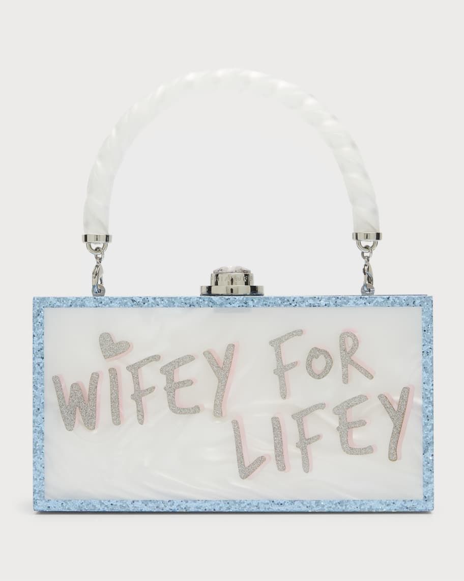 Sophia Webster Cleo Wifey for Lifey Clutch Bag | Neiman Marcus