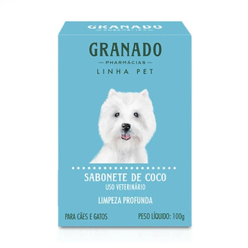 Granado Linha Pet Coco
        
              - Sabonete em Barra 100g | Beleza Na Web (BR)