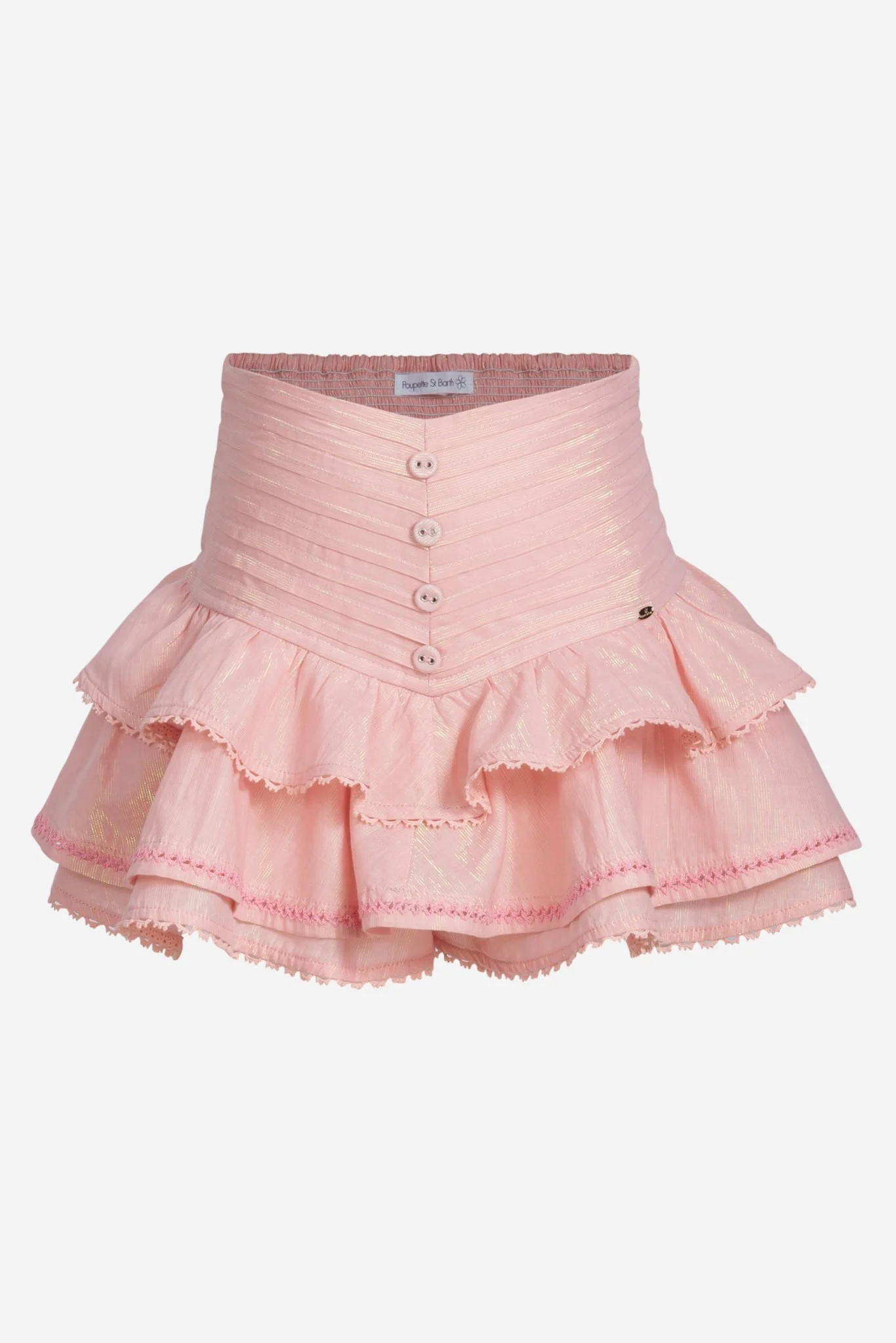 Mini Skirt Alizee for girls - Pink | Poupette St Barth