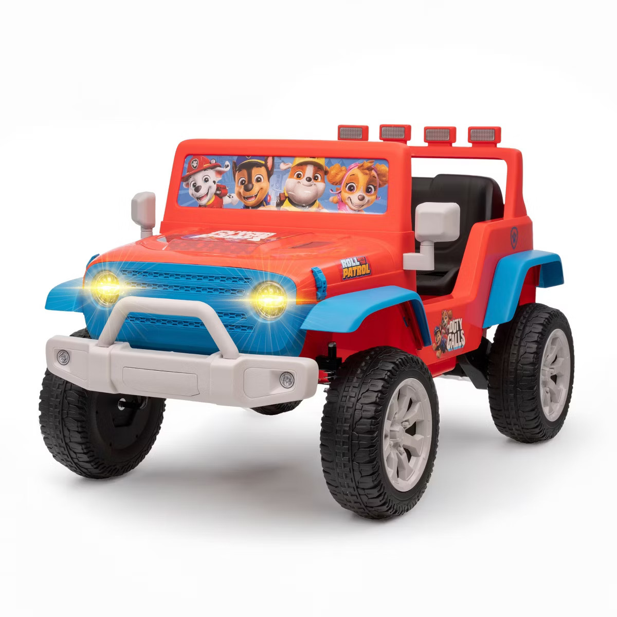 12V Adventure Ride-On Car - Paw Patrol Kids Ride‑On Car with LED Lights & 12V Battery | Target