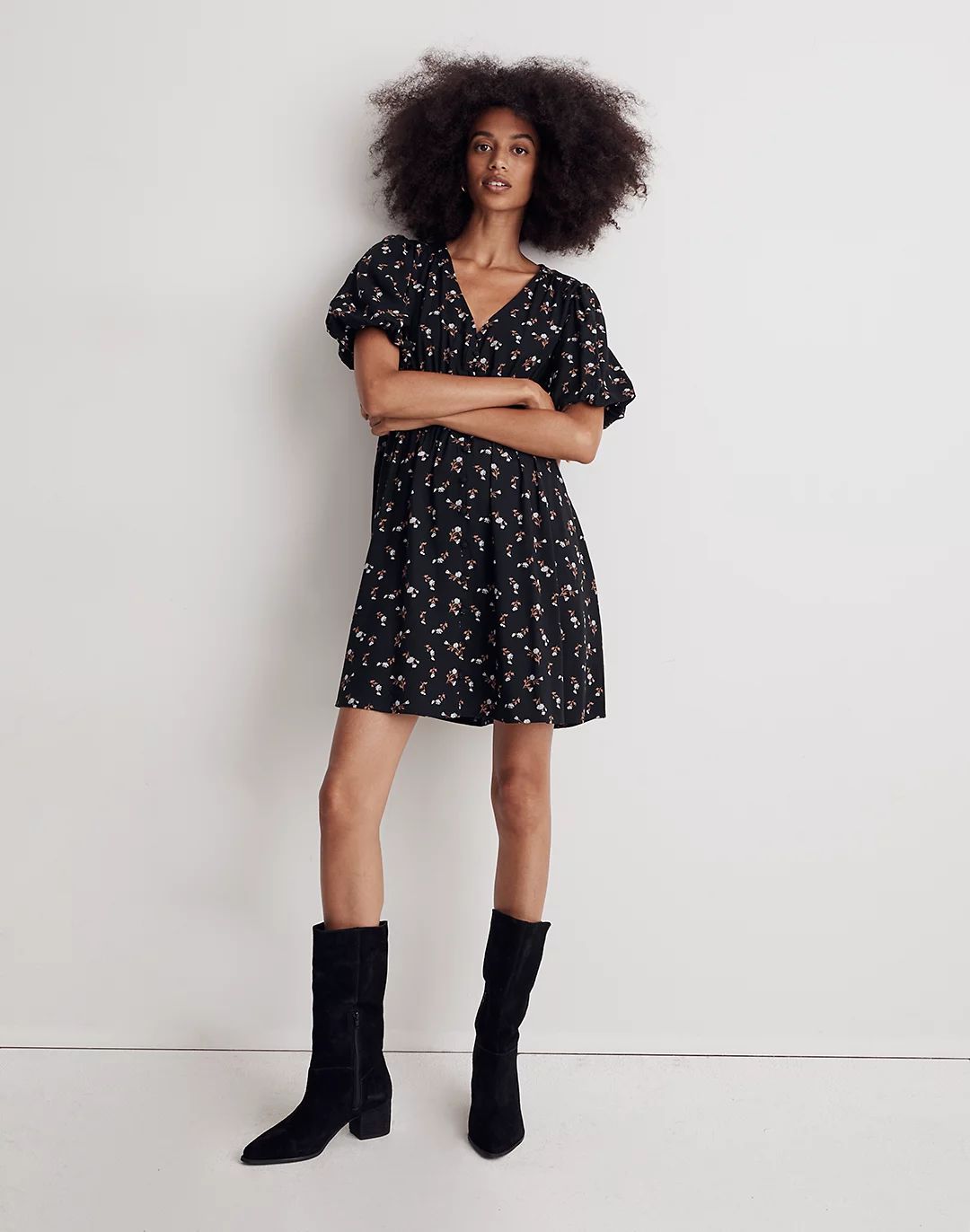 Sophia Mini Dress in Woodland Floral | Madewell