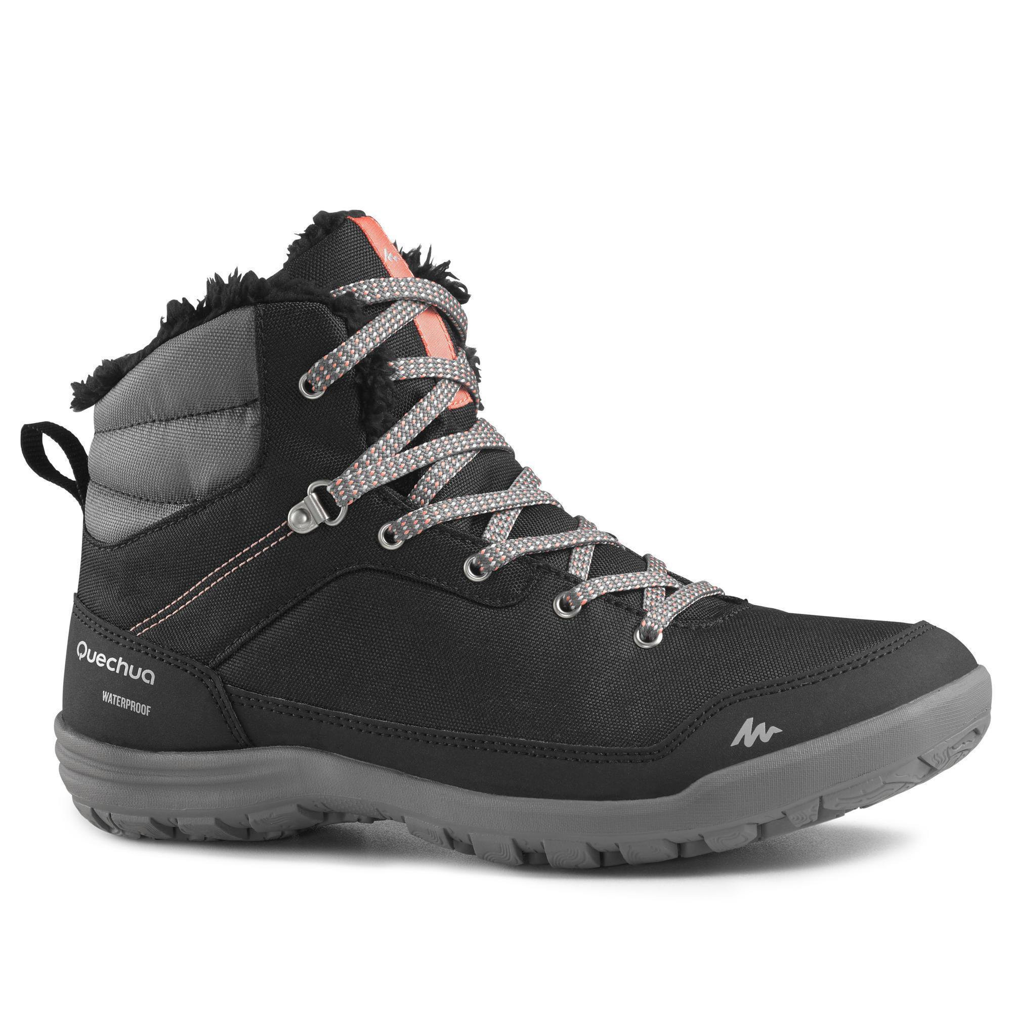 Decathlon - Quechua SH100 Warm, Waterproof Mid Hiking Boots, Women's | Walmart (US)