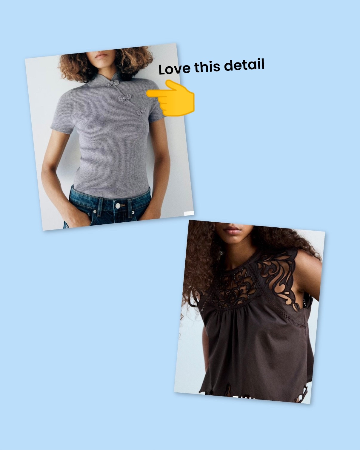 Its the details with these tops!