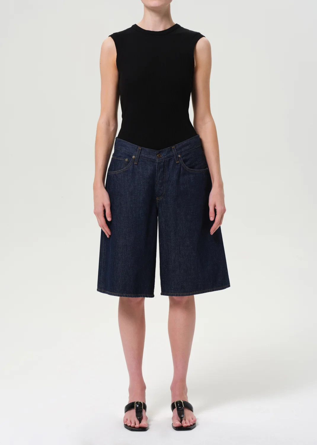 Baggy V-Short in Pure | AGOLDE