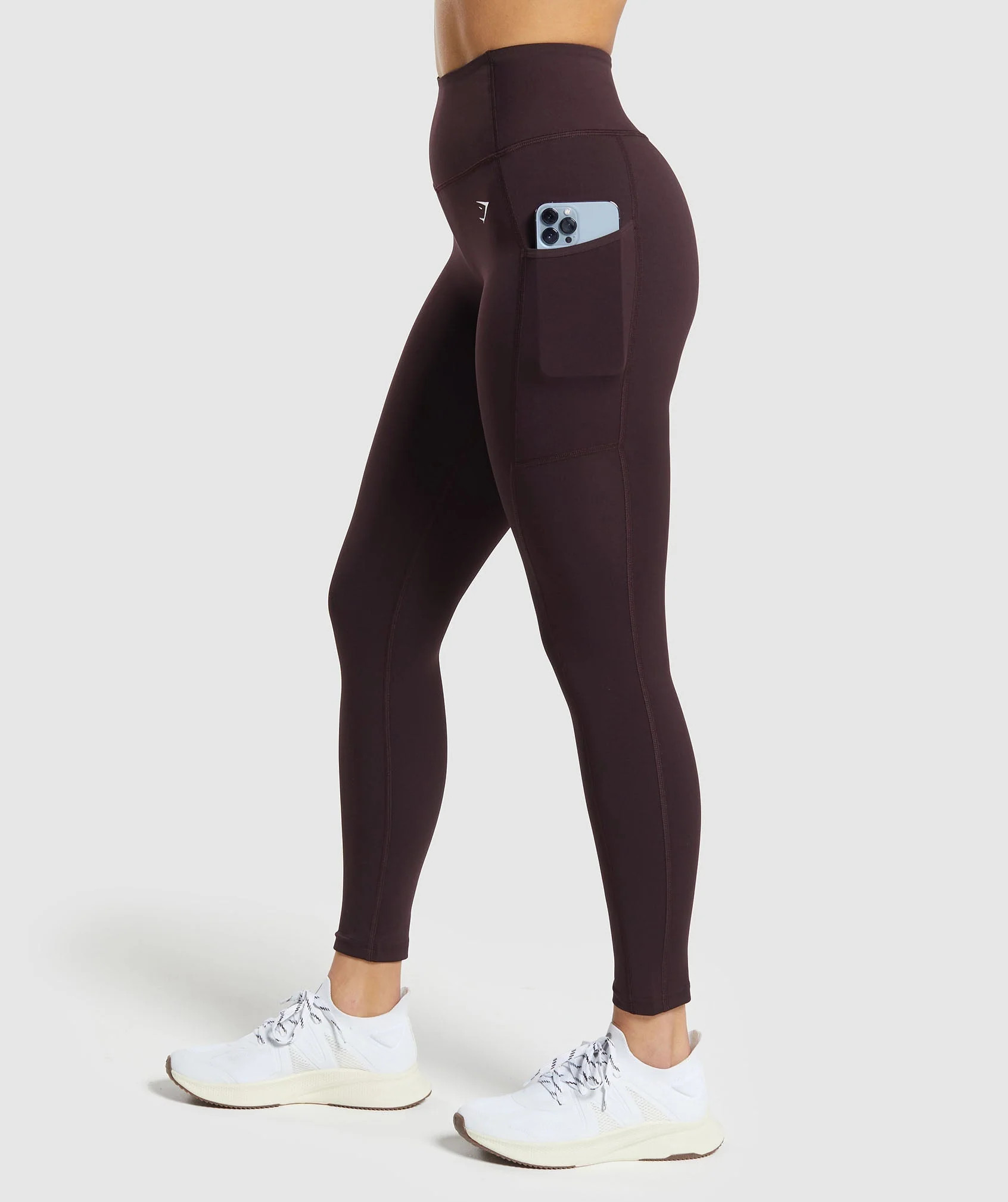 Gymshark Pocket Leggings - Plum Brown | Gymshark (Global)