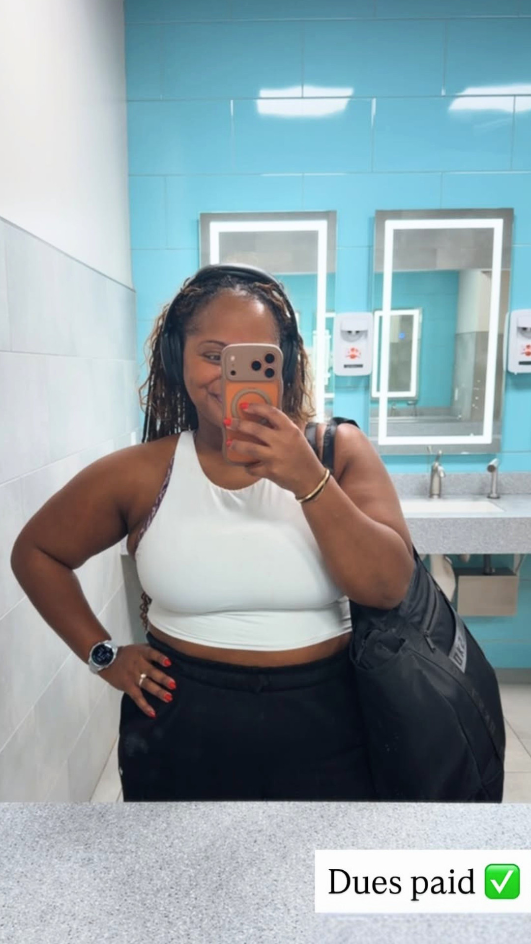 Nothing fancy, just a solid gym fit.

Comfortable, easy, and something I actually like working out in. Linking it here. 

 #LTKfitnessgoals #LTKActive #LTKMidsize