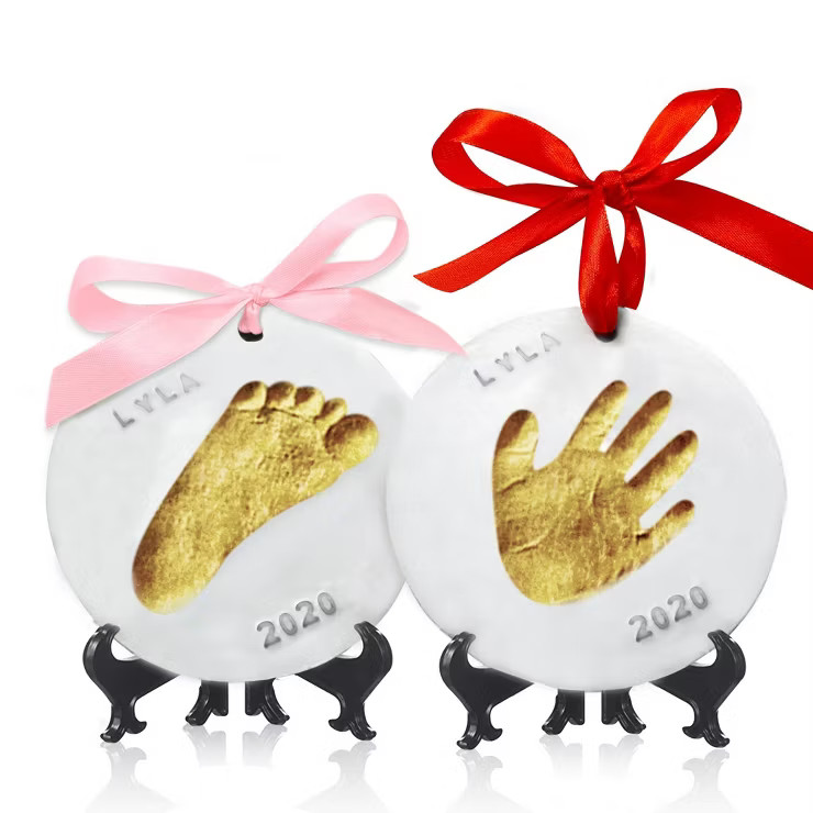 KeaBabies Baby Handprint Footprint Ornament Keepsake Kit Cherish | Target